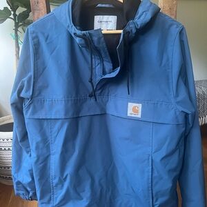 Carhartt WIP Blue Hooded Jacket Men’s Small | Streetwear Workwear